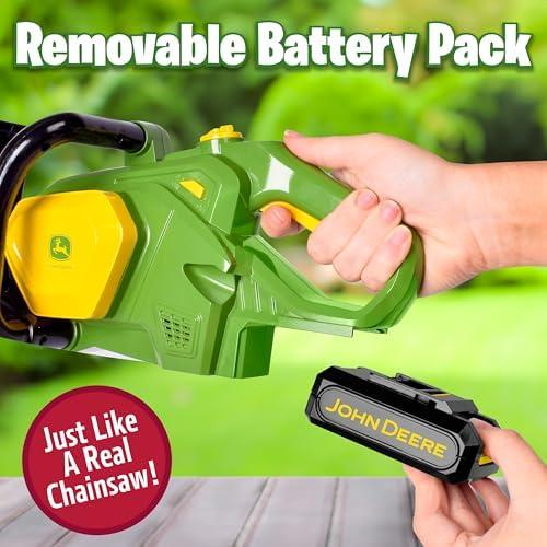 exploring the Fun with John Deere's‌ Realistic Chainsaw Toy