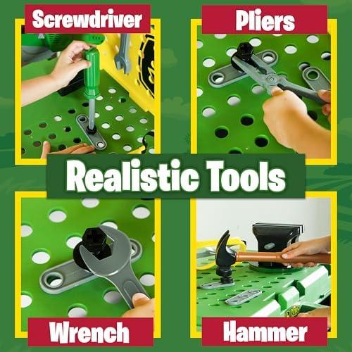 Building Fun Together: Our Review of John Deere's Kids Workbench